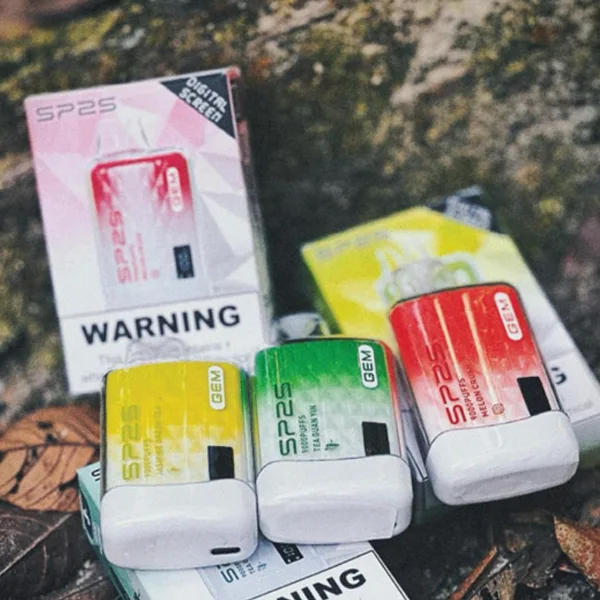 SP2S GEM 9000口拋棄式電子煙｜智能雙顯螢幕｜12ml大容量｜16種口味現貨